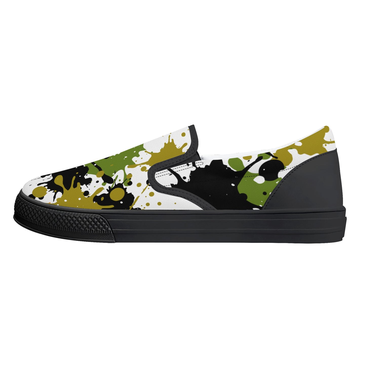 CAMO SPLASH SLIP ON SHOES