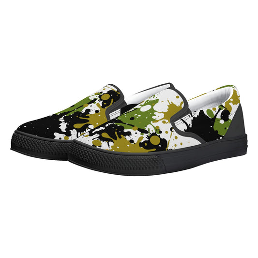 CAMO SPLASH SLIP ON SHOES