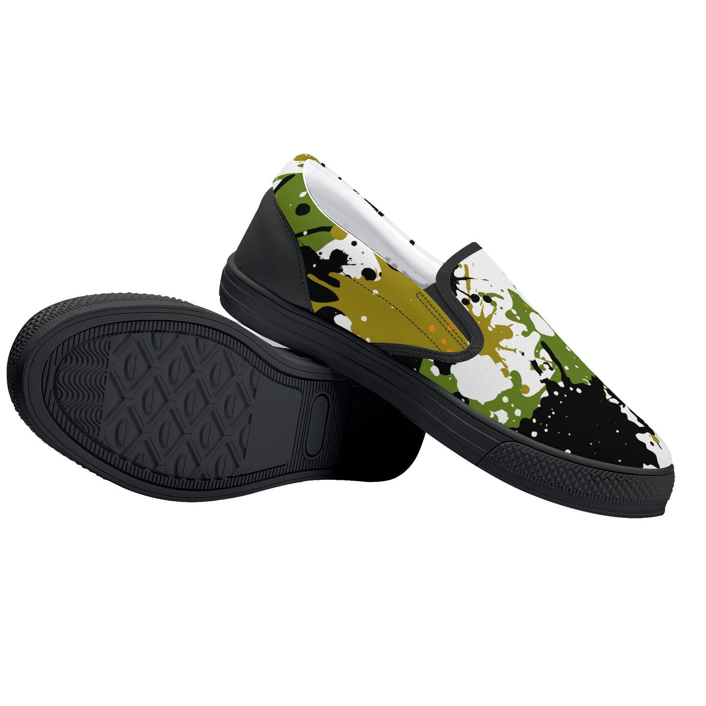 CAMO SPLASH SLIP ON SHOES