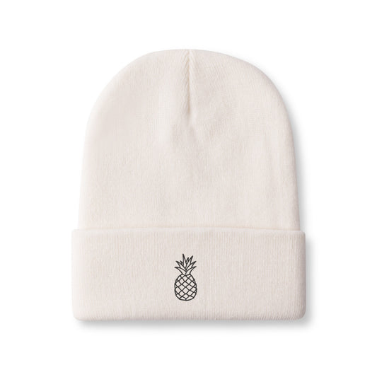 PINEAPPLE EMBROIDERED BEANIE