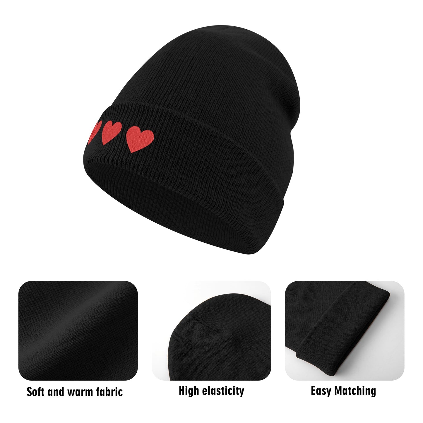 HEART ME EMBROIDERED HAT