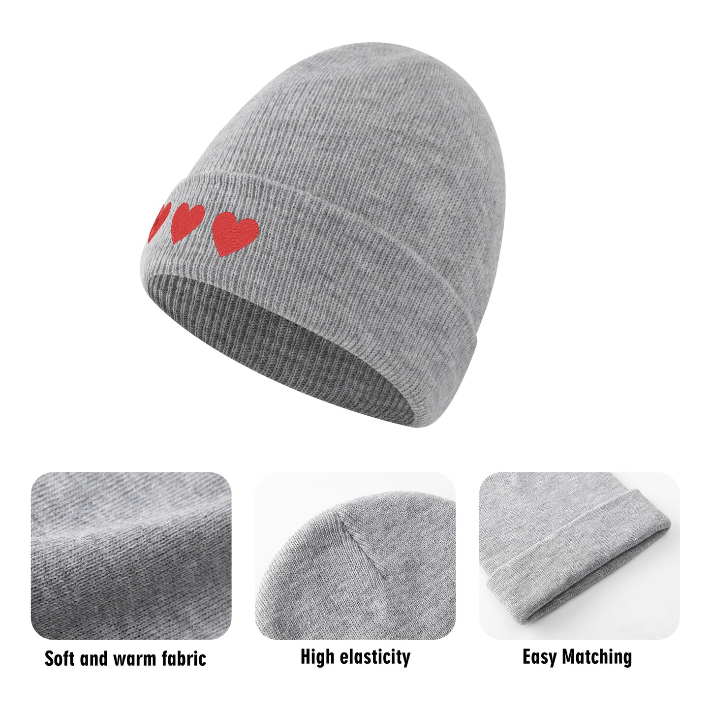 HEART ME EMBROIDERED HAT