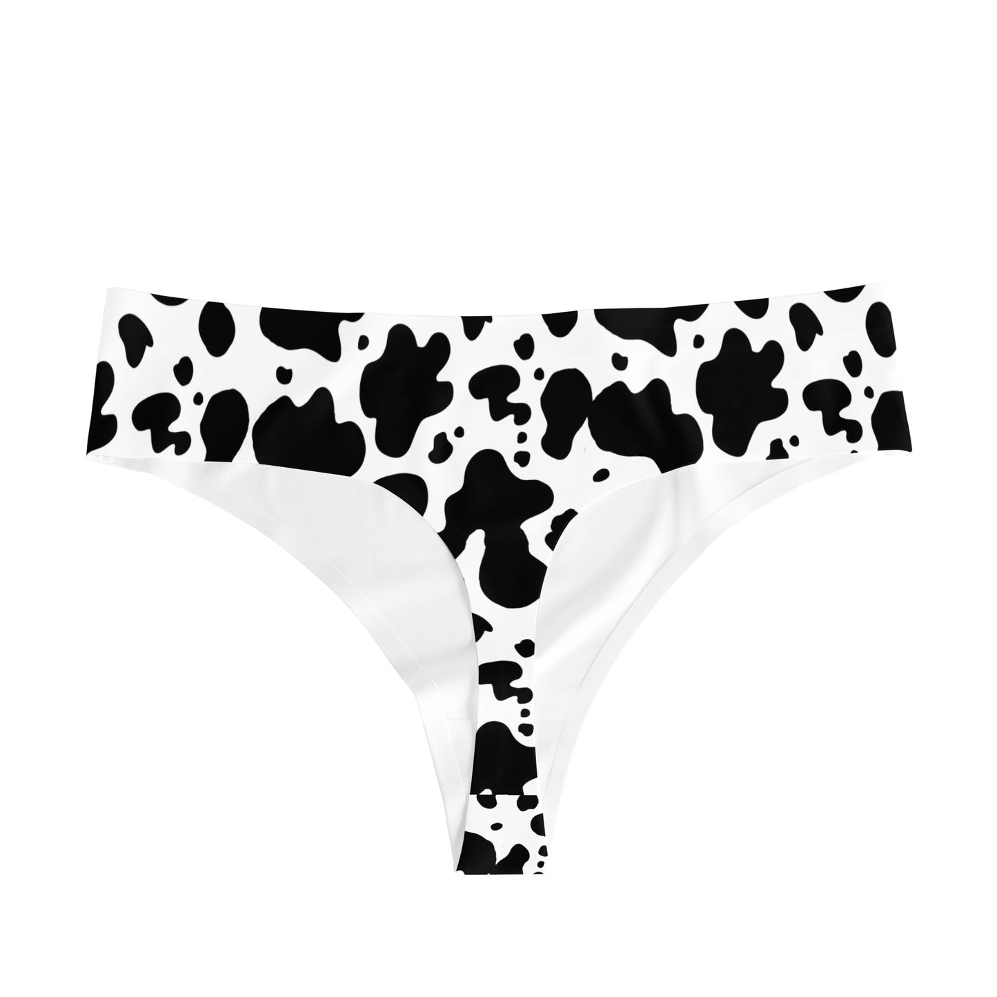 COW PRINT THONG