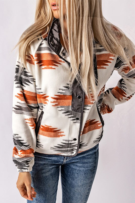 Western Aztec Fleece Jacket