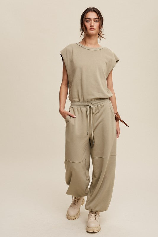 Loose Jogger Jumpsuit