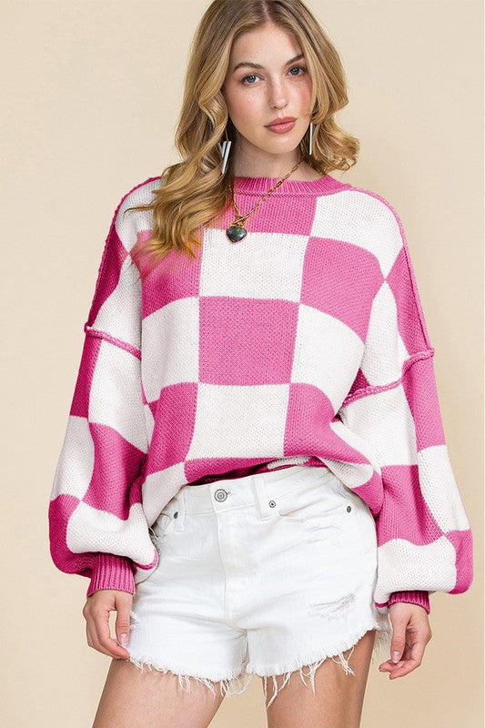 Checkered Sweater