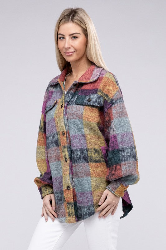 Loose Fit Shirt Jacket