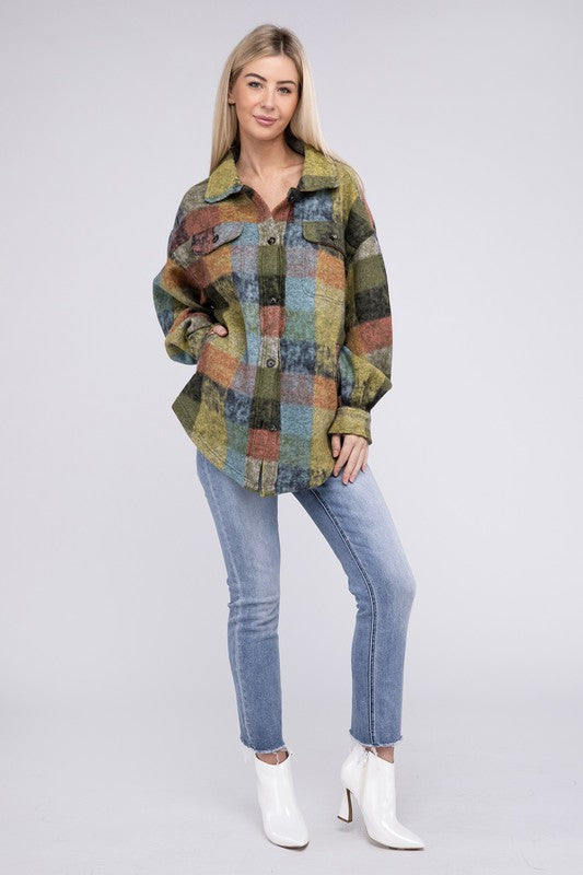 Loose Fit Shirt Jacket