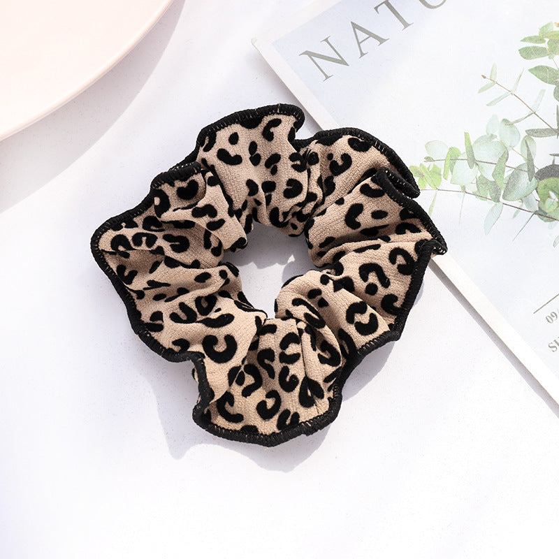 Leopard Print Scrunchies