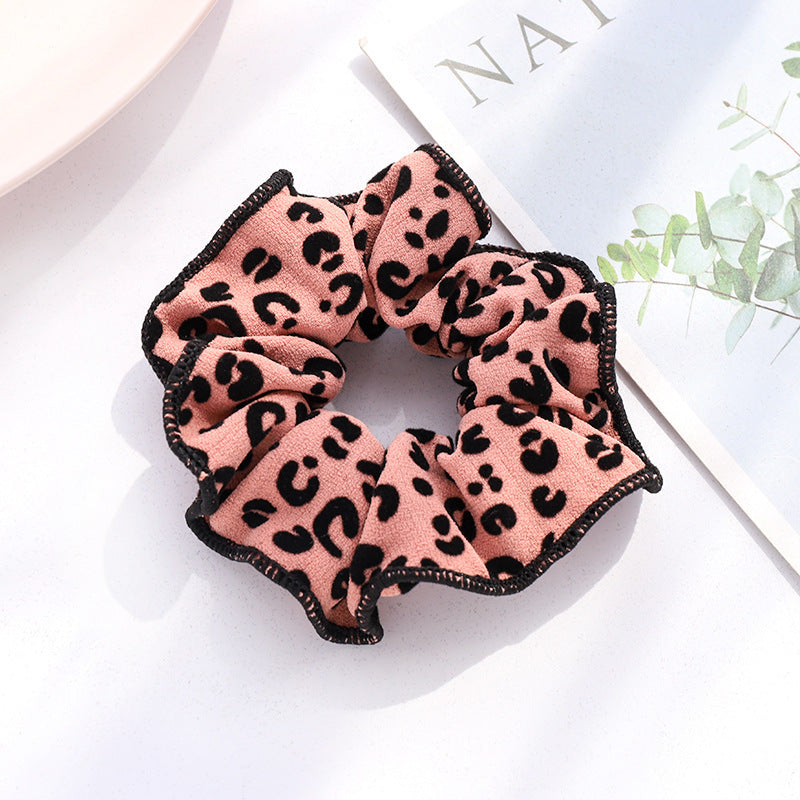 Leopard Print Scrunchies