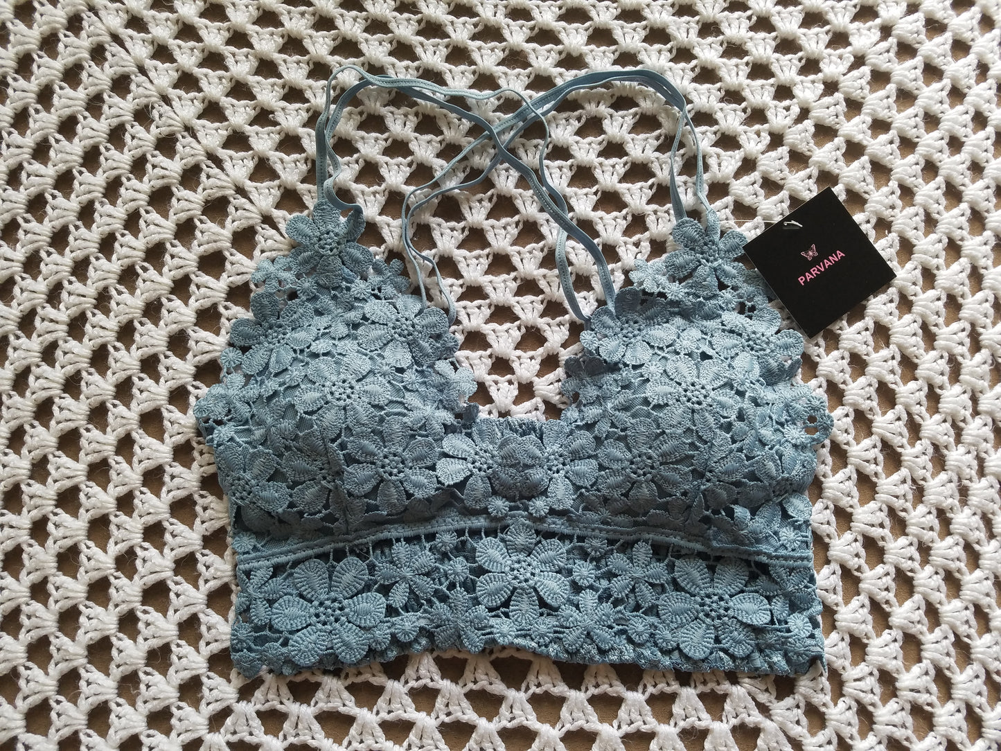 Lace Me Up Bralette | Periwinkle