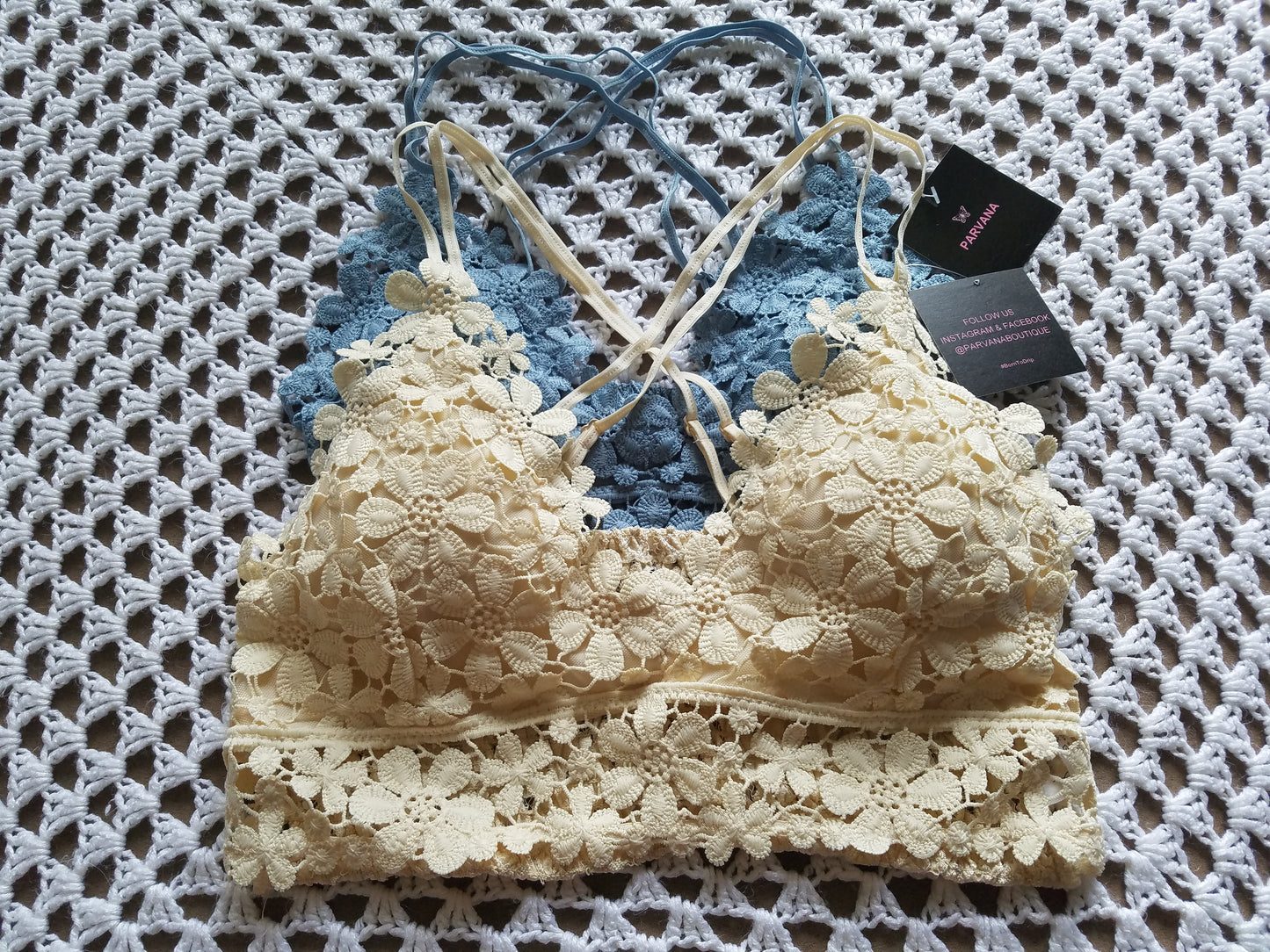 Lace Me Up Bralette | Cream