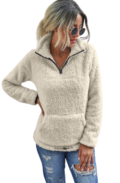 Fluff You Up Pullover | Cream