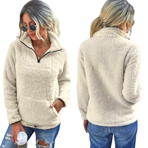 Fluff You Up Pullover | Cream