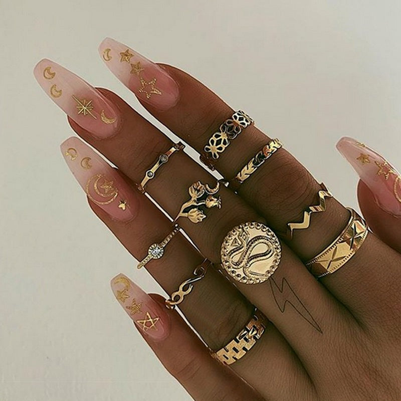 Flawless knuckle ring sets