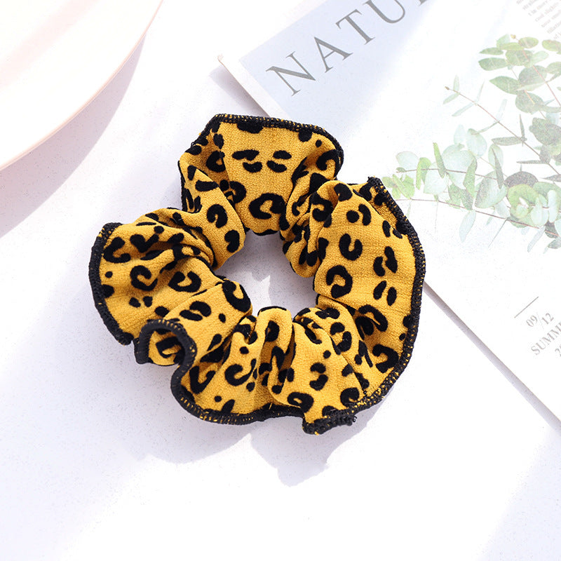 Leopard Print Scrunchies