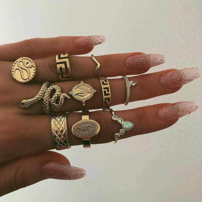 Flawless knuckle ring sets