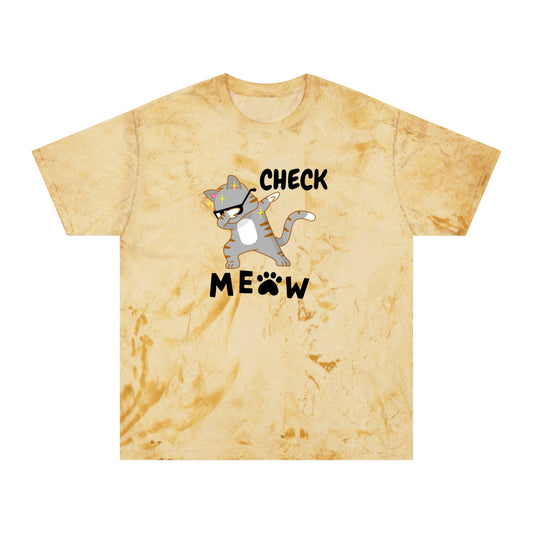 Check Meow Graphic Tee