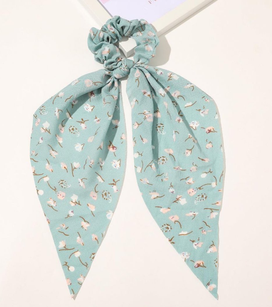 Multi print big bow hair ties