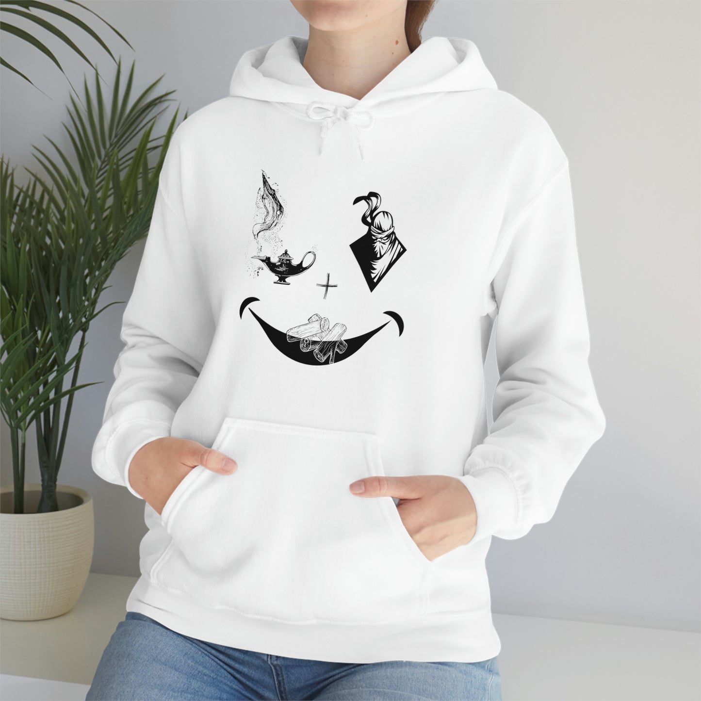 Wish A Ninja Wood Hoodie