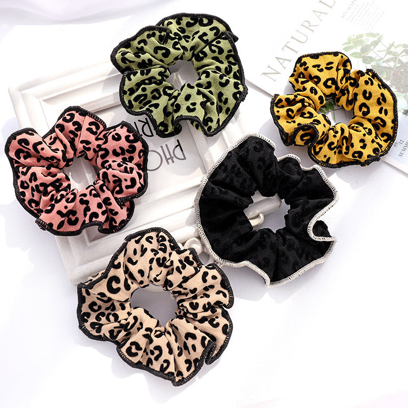 Leopard Print Scrunchies