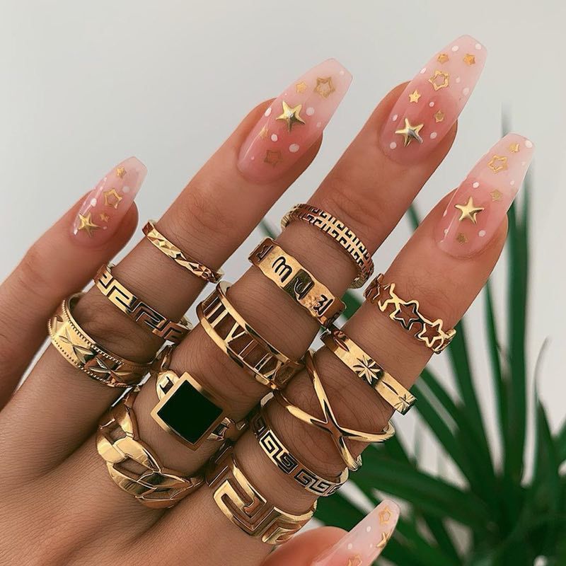 Flawless knuckle ring sets