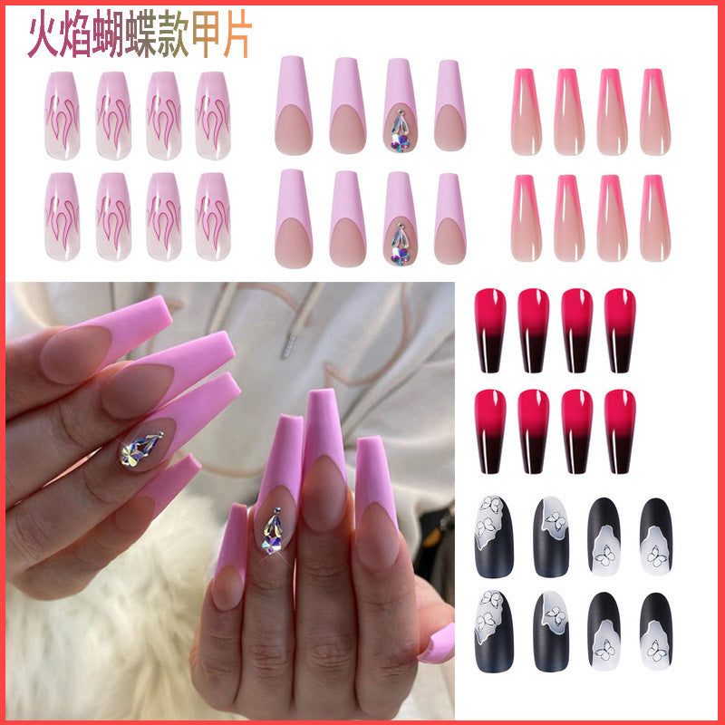 Nail art false nail styles