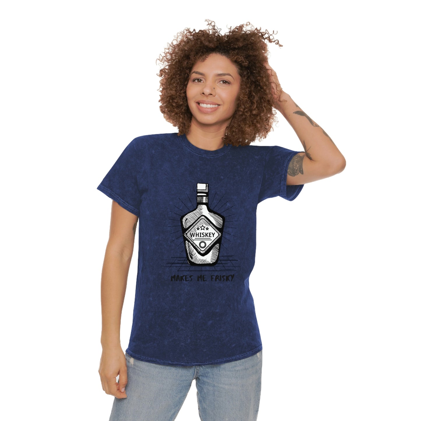 Whiskey Makes Me Frisky Graphic Tee